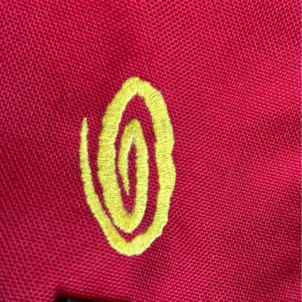Timbuk2 RASTA Multicolor Messenger Laptop Bag Red Gold Green